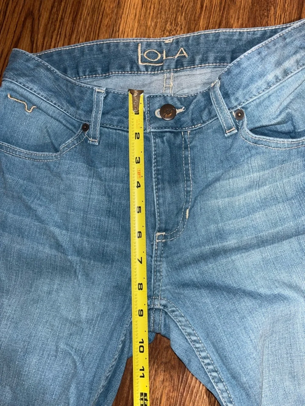 lola Dark Blue Straight-Leg Jeans - Picture 9 of 9